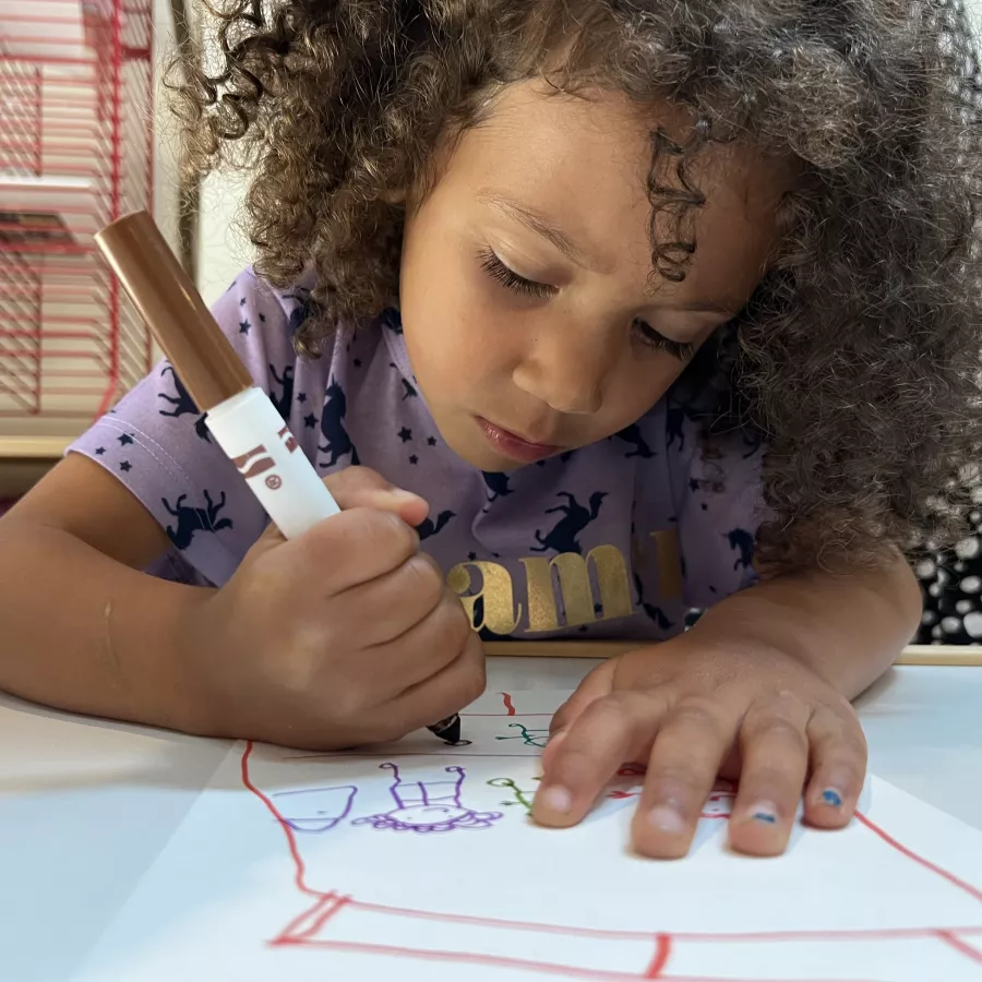 children learning in KLA Schools’ Huntsville daycare in Alabama